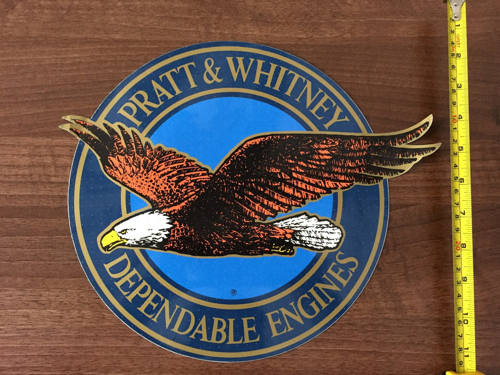PRATT & WHITNEY DEPENDABLE ENGINES Large Sticker