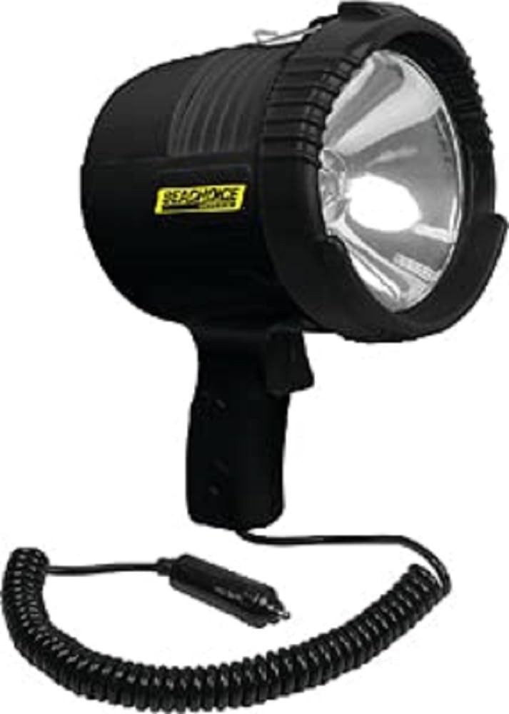 12V Spotlight, Water Resistant, Handheld, 55 Watt