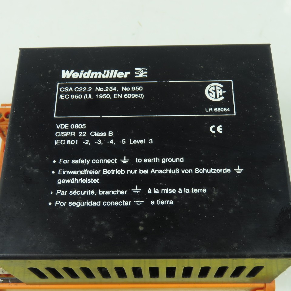 Weidmuller VDE 0805 Class B Power Supply Assembly CISPR 22