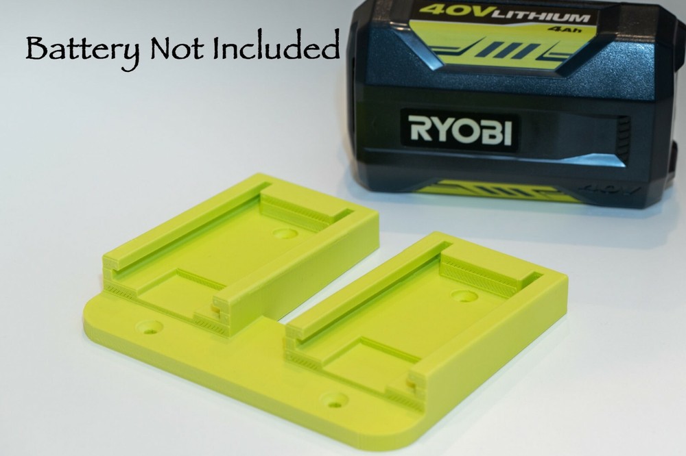 Ryobi 40v Battery wall mount / holder - Original design