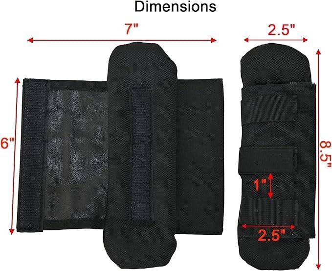 2 Pack Shoulder Strap Pad Vest Shoulder Strap Pads Backpack Strap Pads Fit 2''