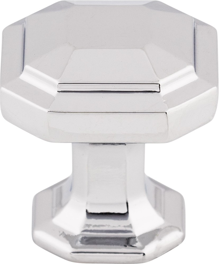 Top Knobs TK286PC Emerald Knob 1 1/8" Polished Chrome