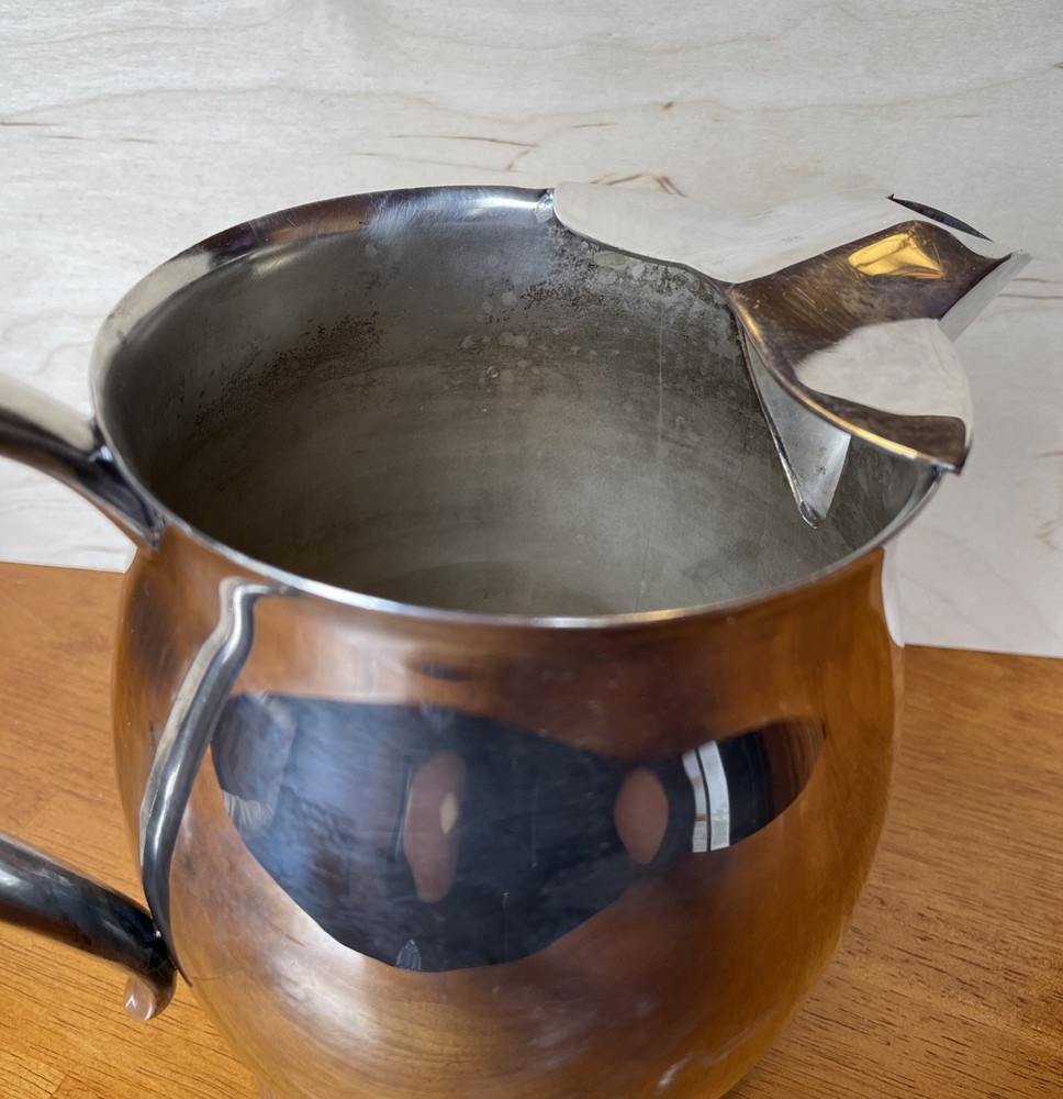 Silver plated Paul Revere Reproduction Pitcher with Ice Lip 7" Tall 7504 Great!