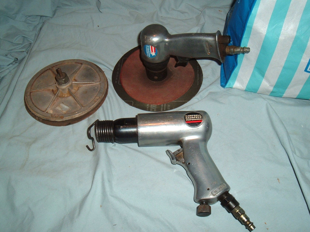 air chisel hammer & sander Campbell Hausfeld