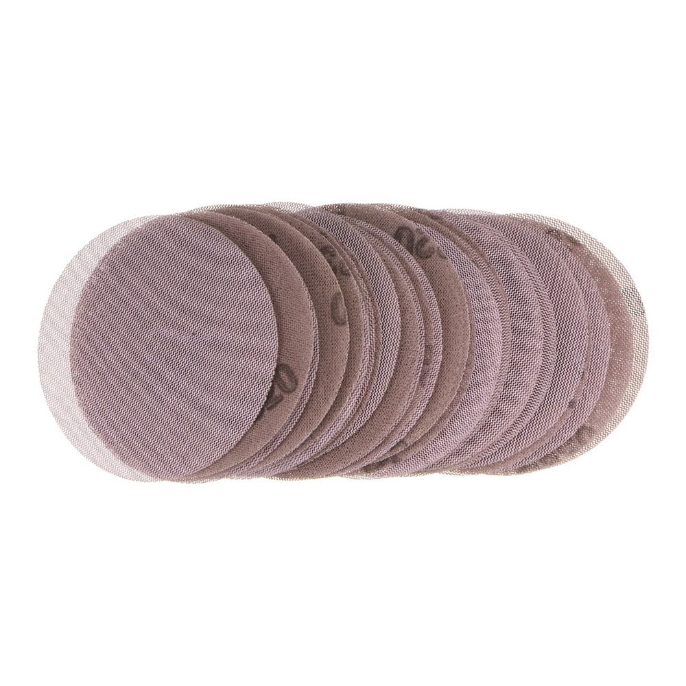 35pcs 320 Grits Mesh Sanding Discs 5 Inch Hook and Loop Sanding Net