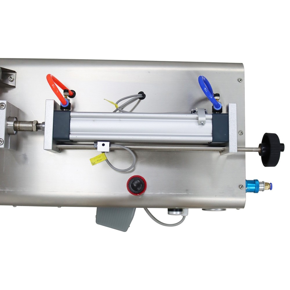 Pneumatic Paste Liquid Heating Stirring Filling Machine Single Nozzle 10-100ml