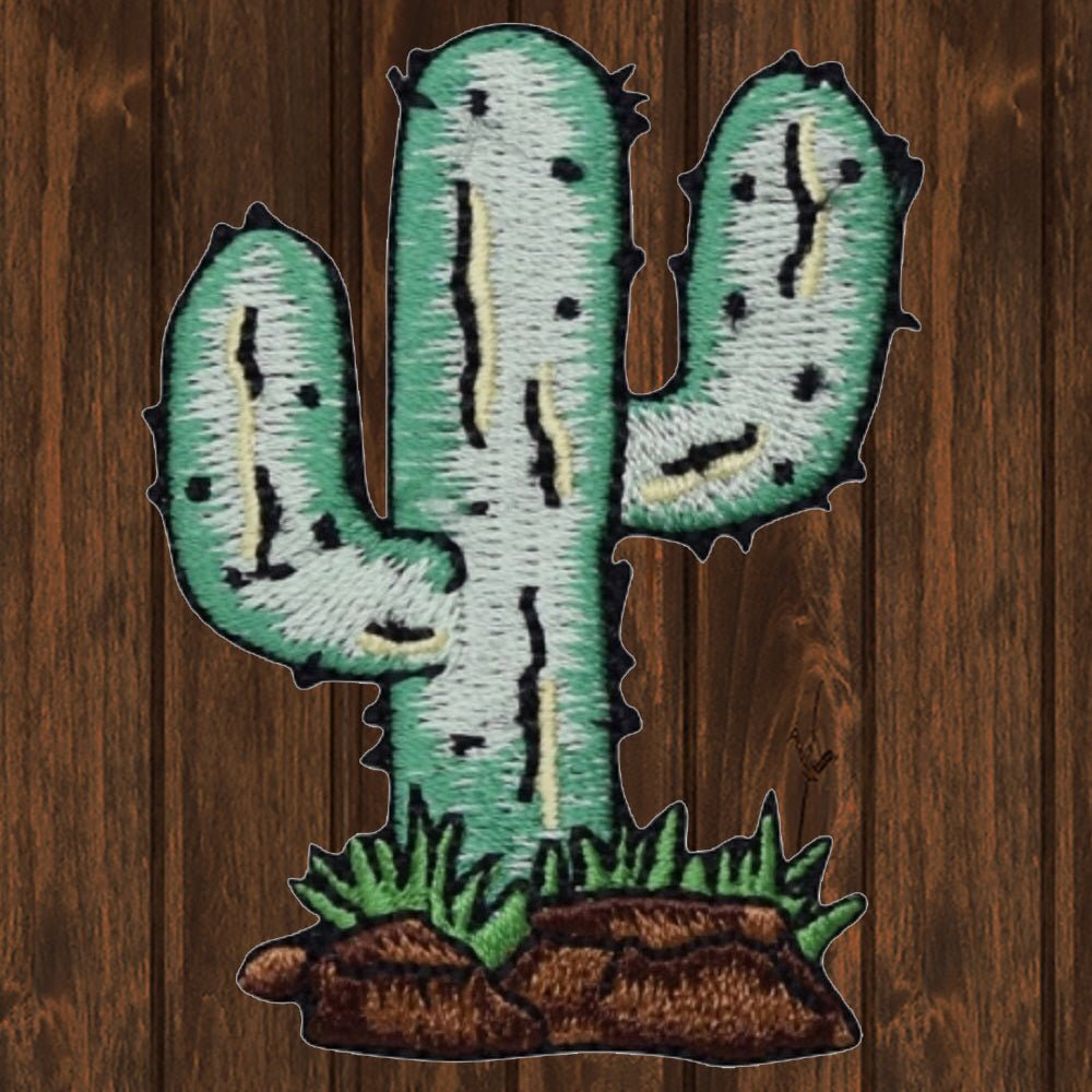 Cactus Embroidered Patch — Iron On