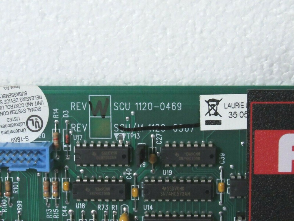 Fire Control Instruments 1120-0469 7200 Series System Control Unit [CJJH]