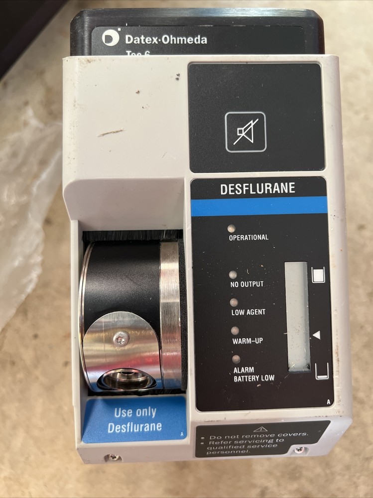DATEX OHMEDA TEC 6 DESFLURANE ANESTHESIA VAPORIZER