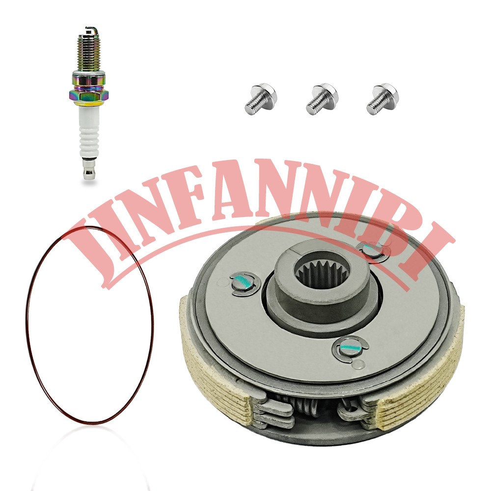 Wet Clutch Assembly Kit Set for Honda Recon 250 TRX250TM TRX250TE 2002-2023