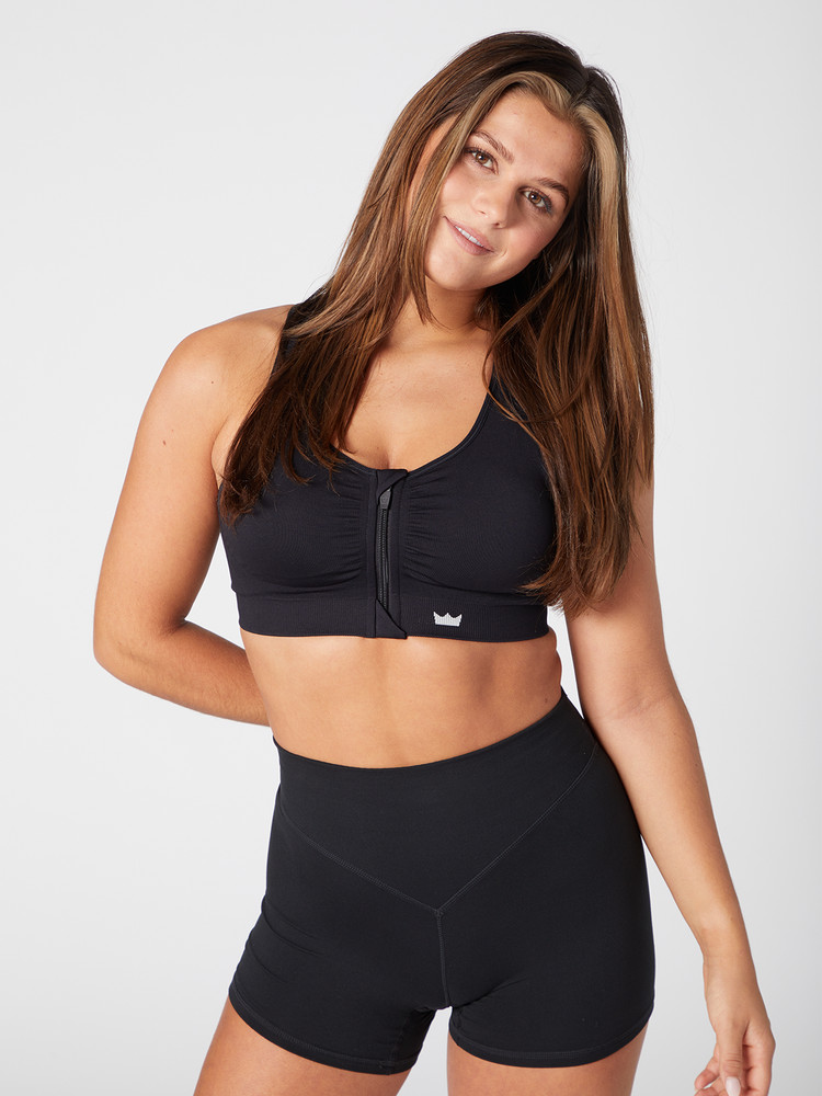 SHEFIT Lounge Black Medium Comfortable Supportive Activewear Top