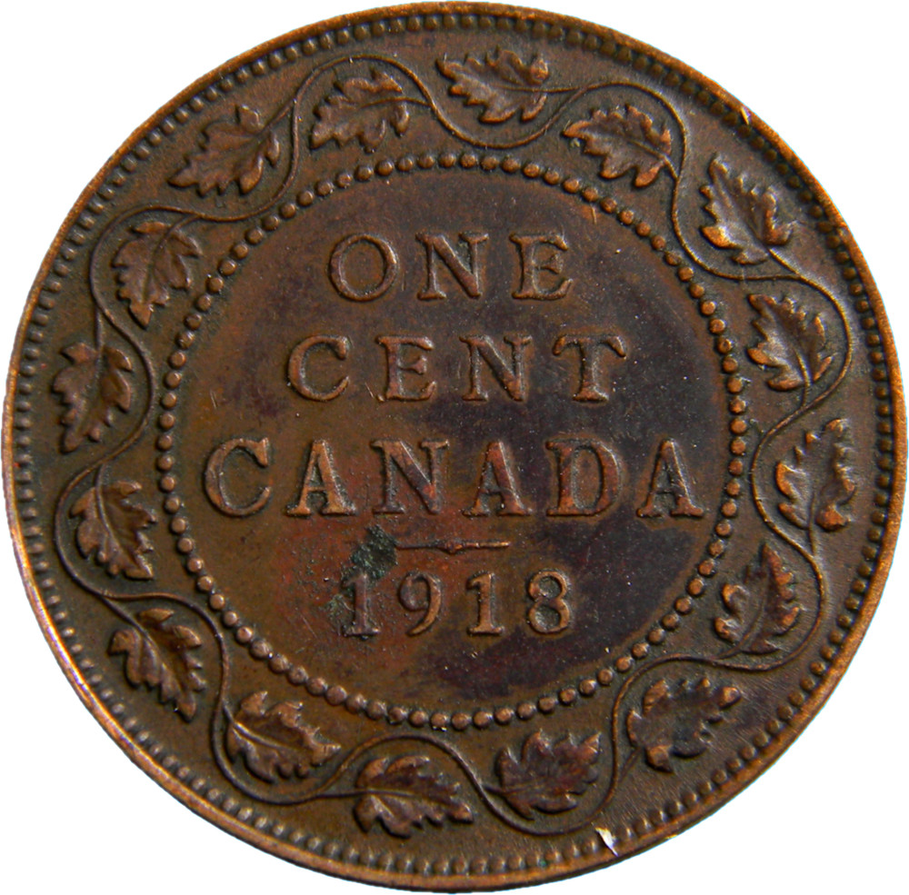 Canada 1918 One Cent (05458)