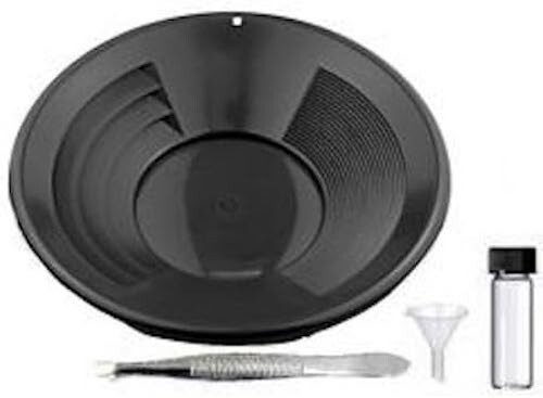 Sluice Monkey 12" Black Gold Pan Panning Kit