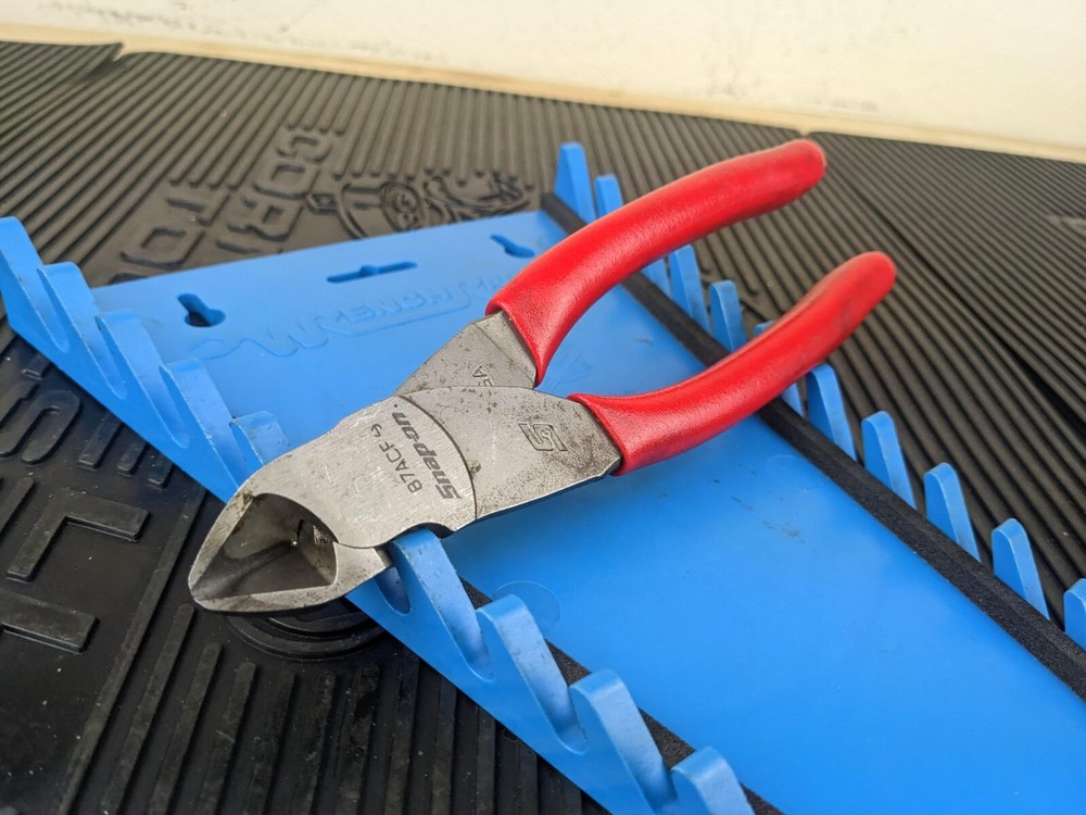 #bd106 Snap-on 87ACF 7" VectorEdge Diagonal Cutter (Red)