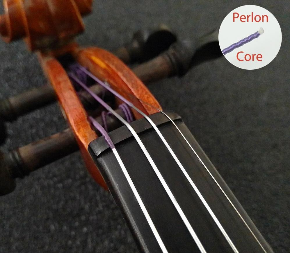 High Quality Opera Perlon Violin String 4/4 Medium Gauge Set（G,D,A,E）On Ball End