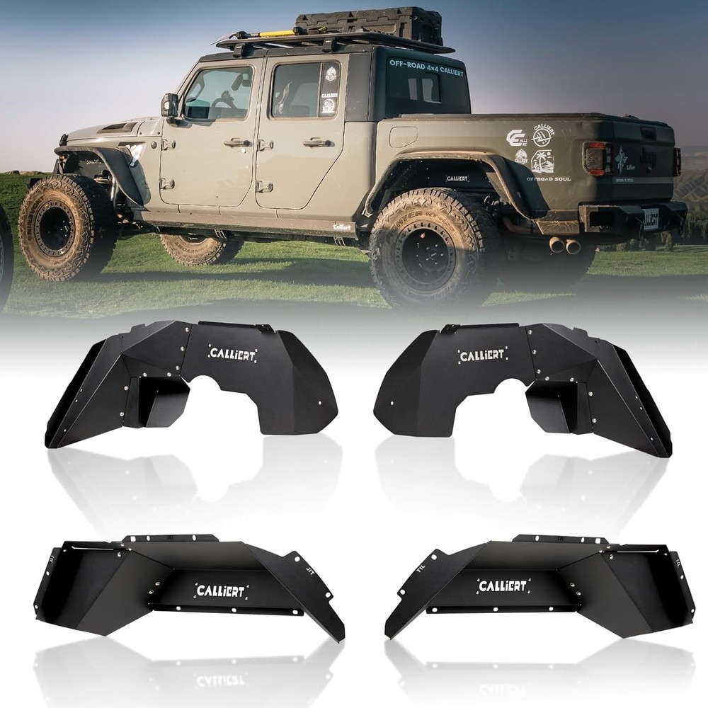 CALLIERT Wheel Well Liners Jeep Gladiator JT 4pc