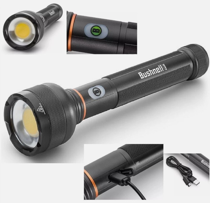 Bushnell 6500 Lumen Rechargeable Flashlight