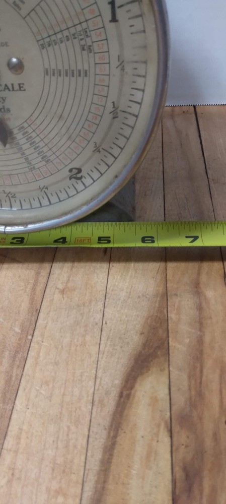 Vintage Hanson Model 1509 Postal Scale 5 Pound Capacity