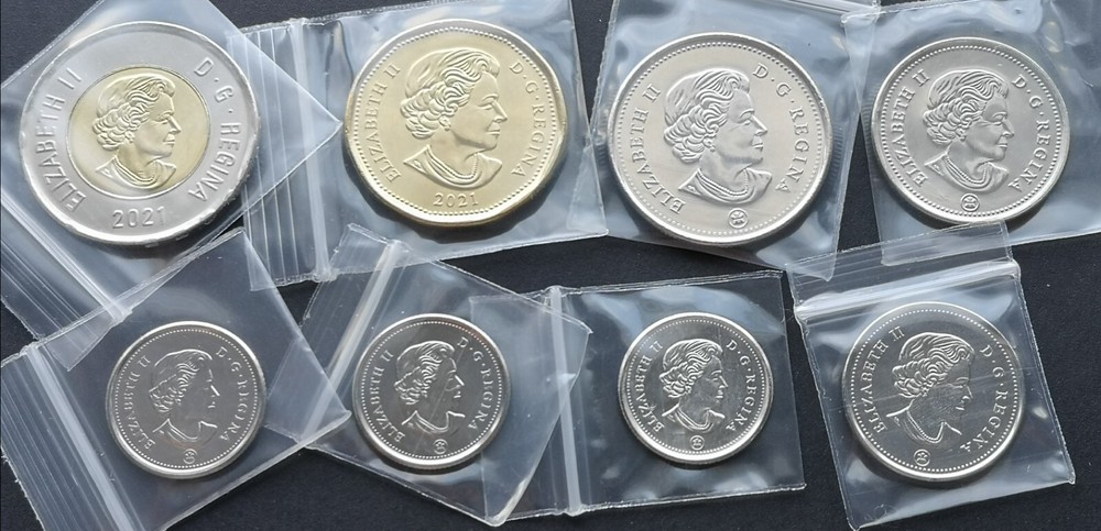 ***CANADA 2021 UNCIRCULATED COINS SET ***