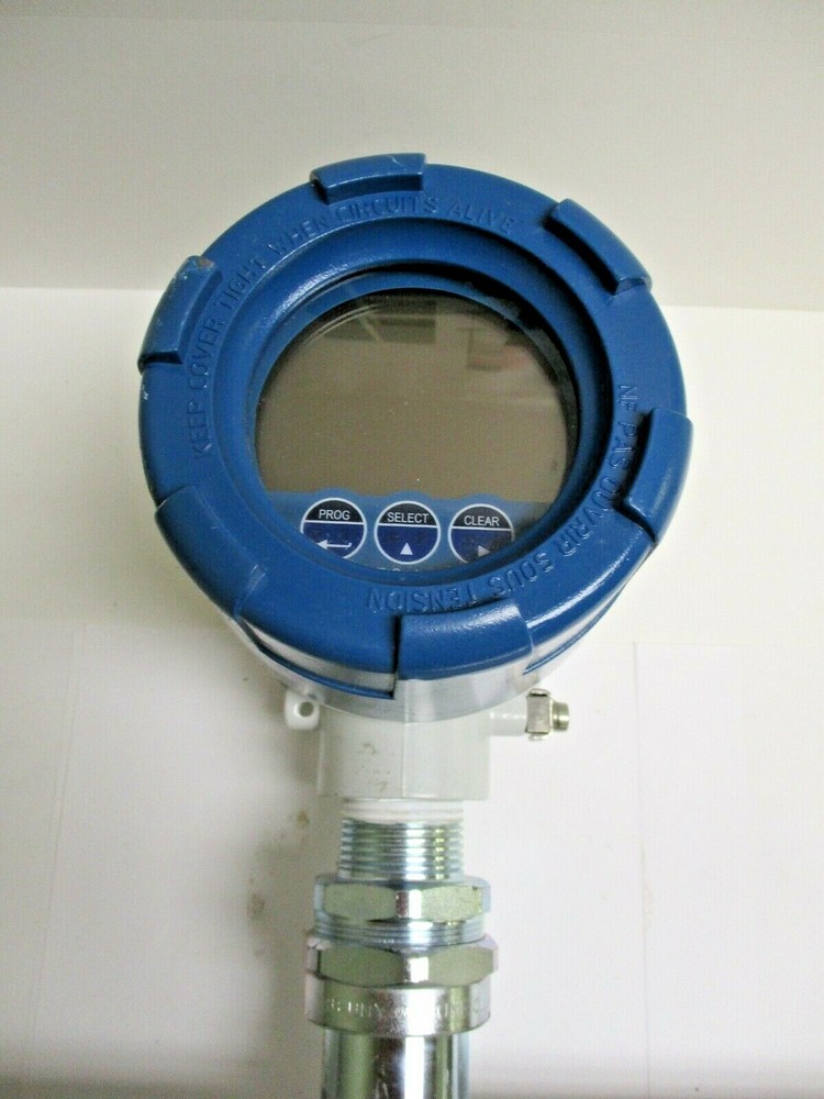 TURBINES INC. E-SERIES FLOW RATE INDICATOR / TOTALIZER WITH 3" TMO300 FLOWMETER