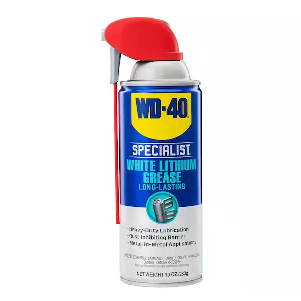10 oz. White Lithium Grease, Long-Lasting Grease Spray