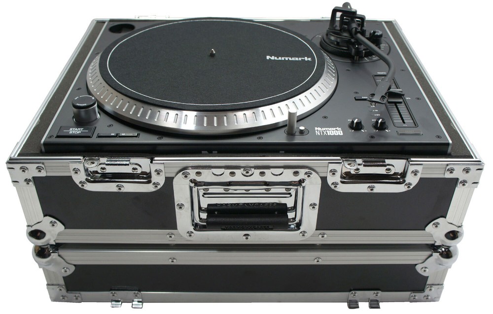 Harmony HC1200E Flight Foam Lined DJ Turntable Custom Case fits Numark NTX1000