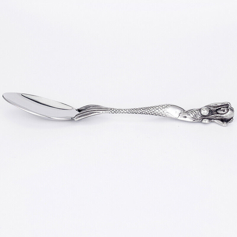 Stainless Mermaid Angel Skull Skeleton Spoon Fork Dinnerware Set Tableware Gift