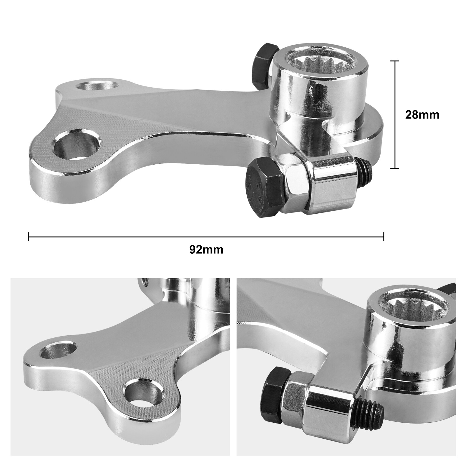 40CrMo Alloy Steel Steering Stem Pitman Arm For Yamaha Raptor 700 700R 2013-2024
