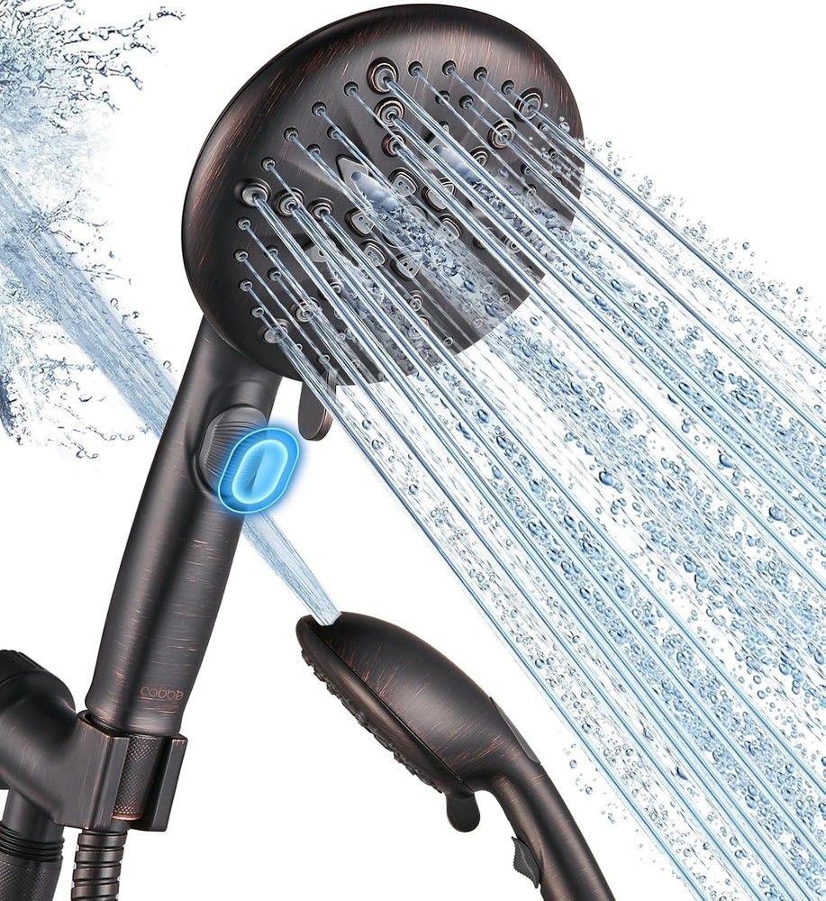 Detachable Handheld Showerhead with Brass Swivel Bracket