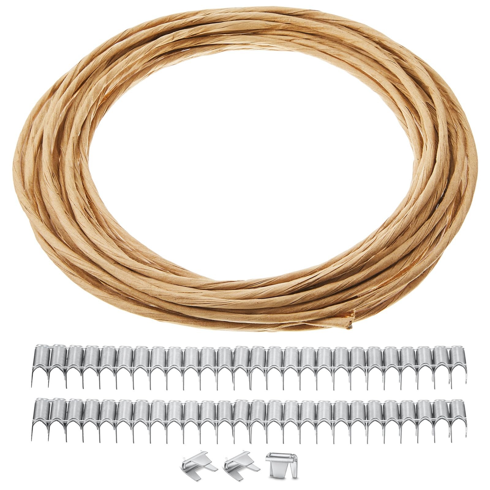Upholstery Stay Wire for Sofa Furniture Springs 40ft Paper Wrapped Wire 9 Gau...