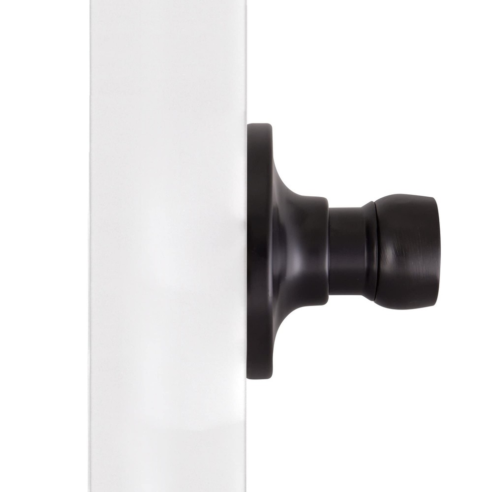 Matte Black Springdale Decorative Door Handle Fully Reversible Push Pull Func...