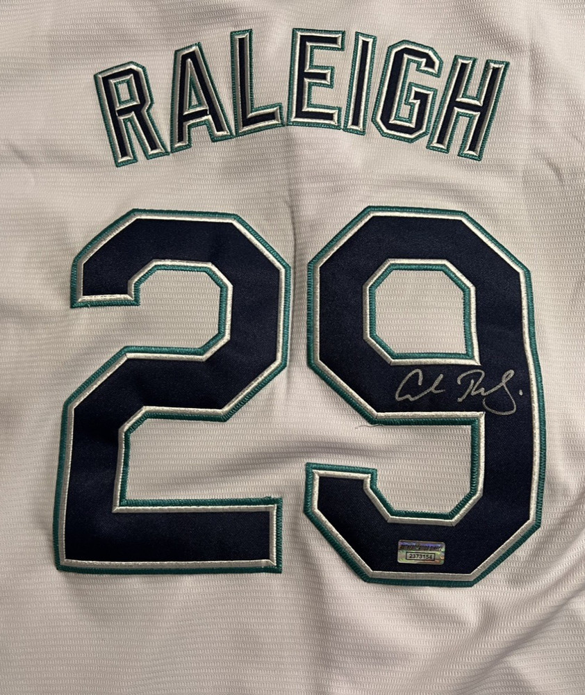 Cal Raleigh Signed Jersey Authenticated Mariners Auto
