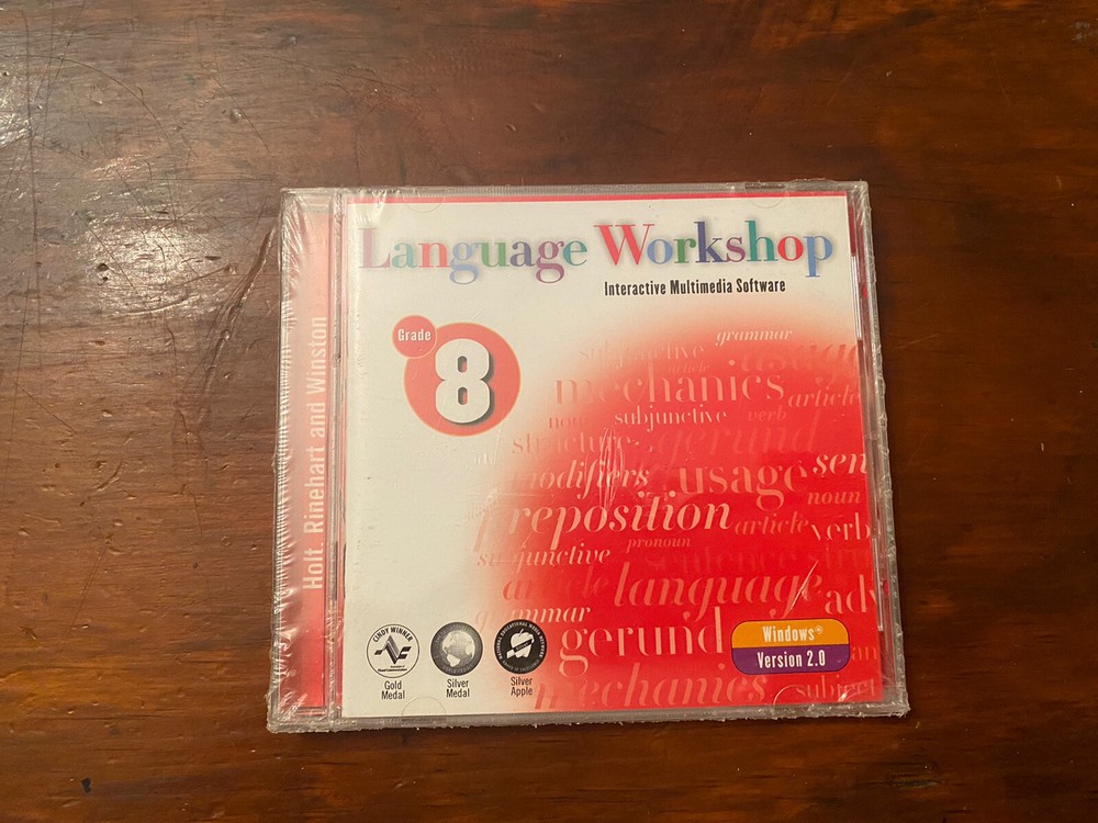 Language Workshop Grade 8 Interactive Multimedia Software Grammar Holt, Rinehart