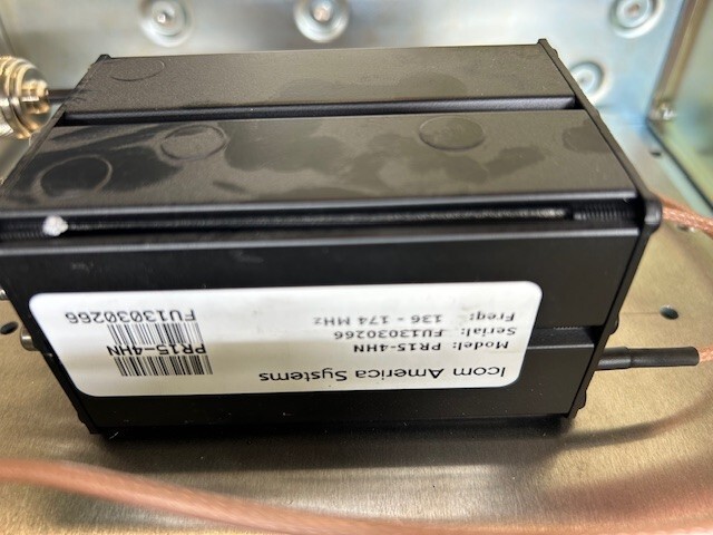 ICOM IC-FR5000 repeater used.