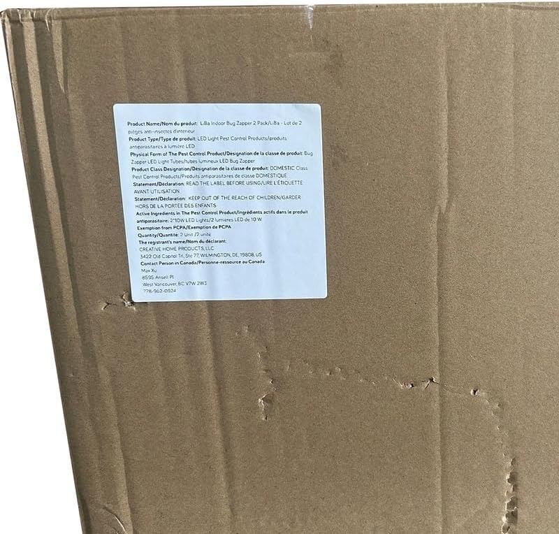 LiBa Electric Bug Zapper (2-Pack) Indoor Insect Killer - (4) Extra Replacemen...