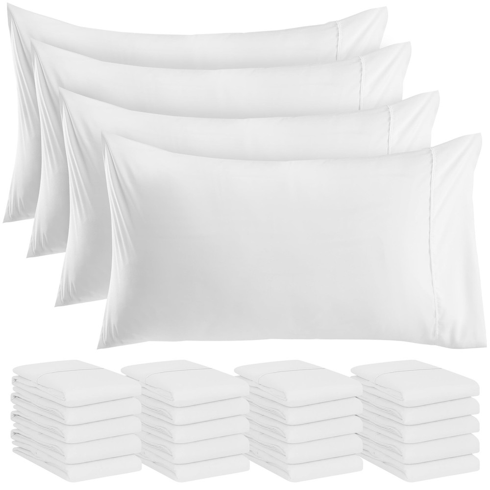 Utopia Bedding Pillow Cases Queen Size 24-Pack – Soft Brushed Microfiber &