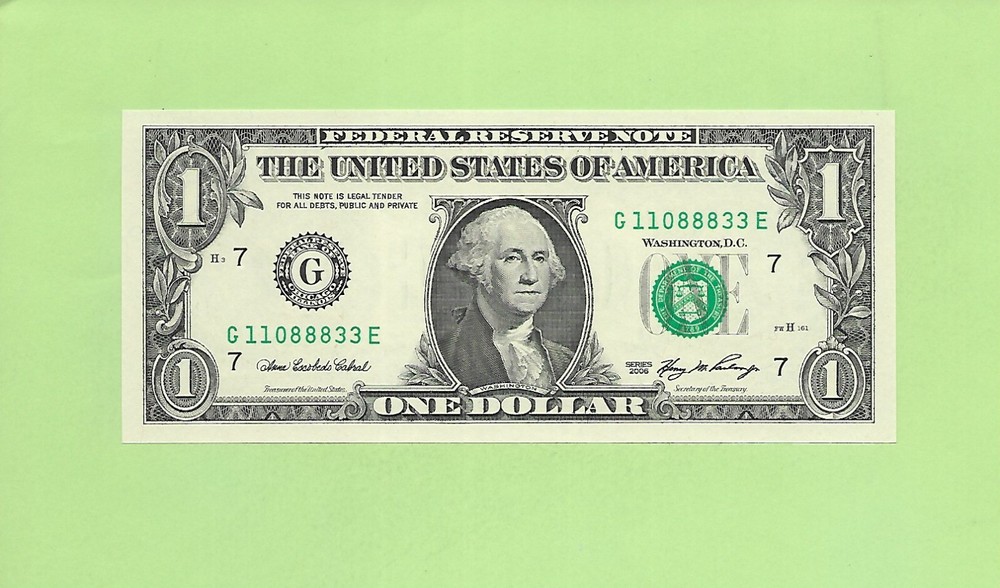 2006 ..UNCIRC $1  G 1108 8833 E .... 2006  $1  G-E    NICE NOTE        FRN