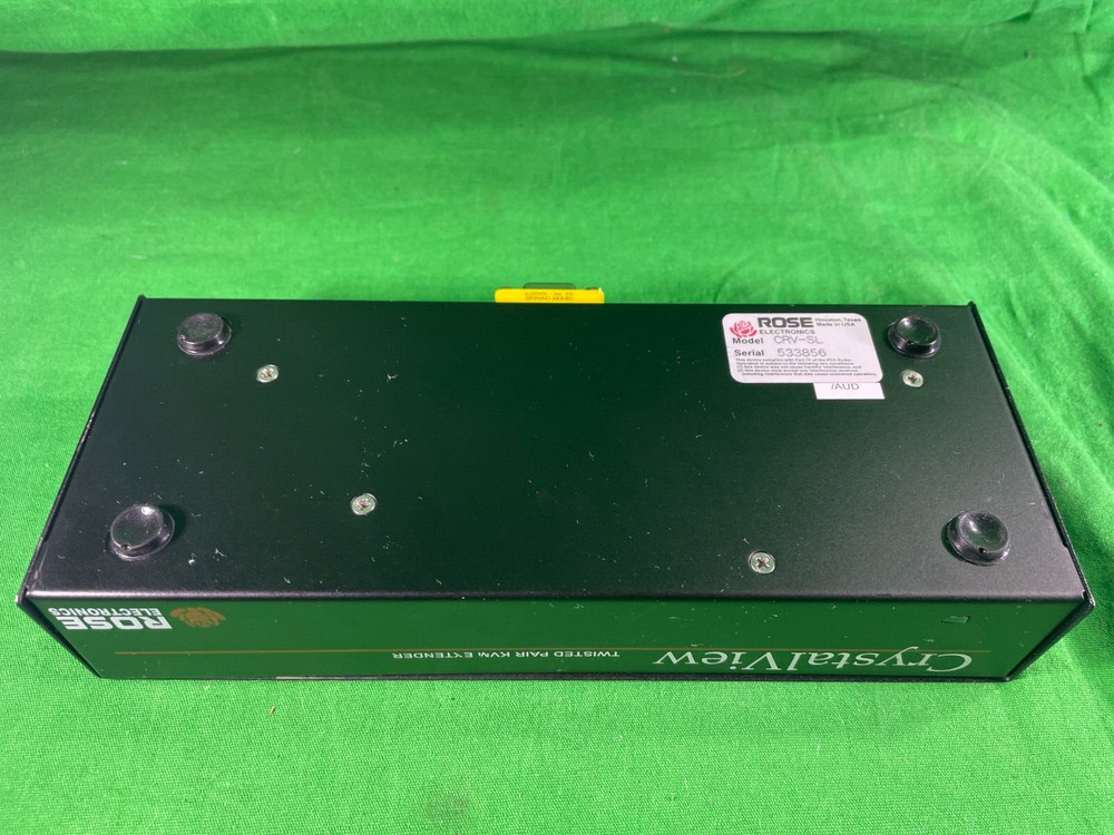 ROSE ELECTRONICS CRYSTAL VIEW CRV-SL TWISTED PAIR KVM EXTENDER.