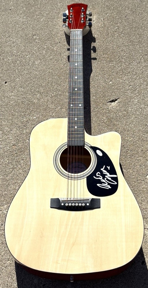 LEWIS CAPALDI SIGNED Acoustic Guitar JSA COA