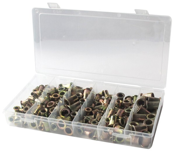 ATD 5855 Pneumatic Rivet Nut Setting Kit with optional Assortment Kit