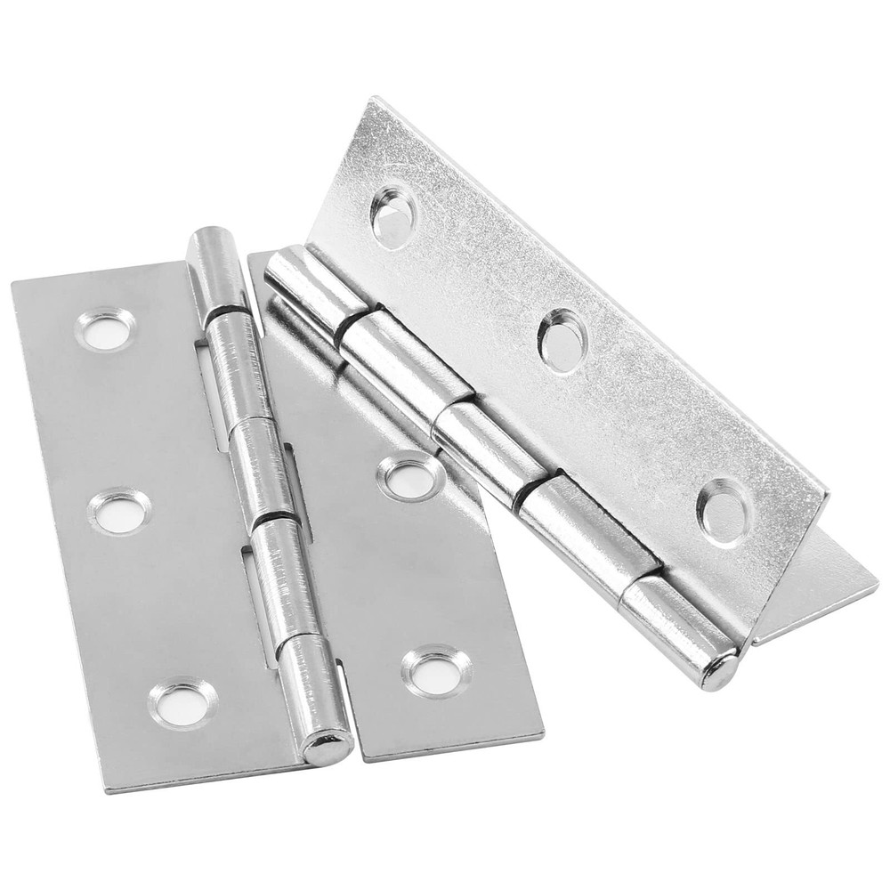 12 Pack 2.5 Inch Door Hinge Silver Butt Hinges with Mounting Screws