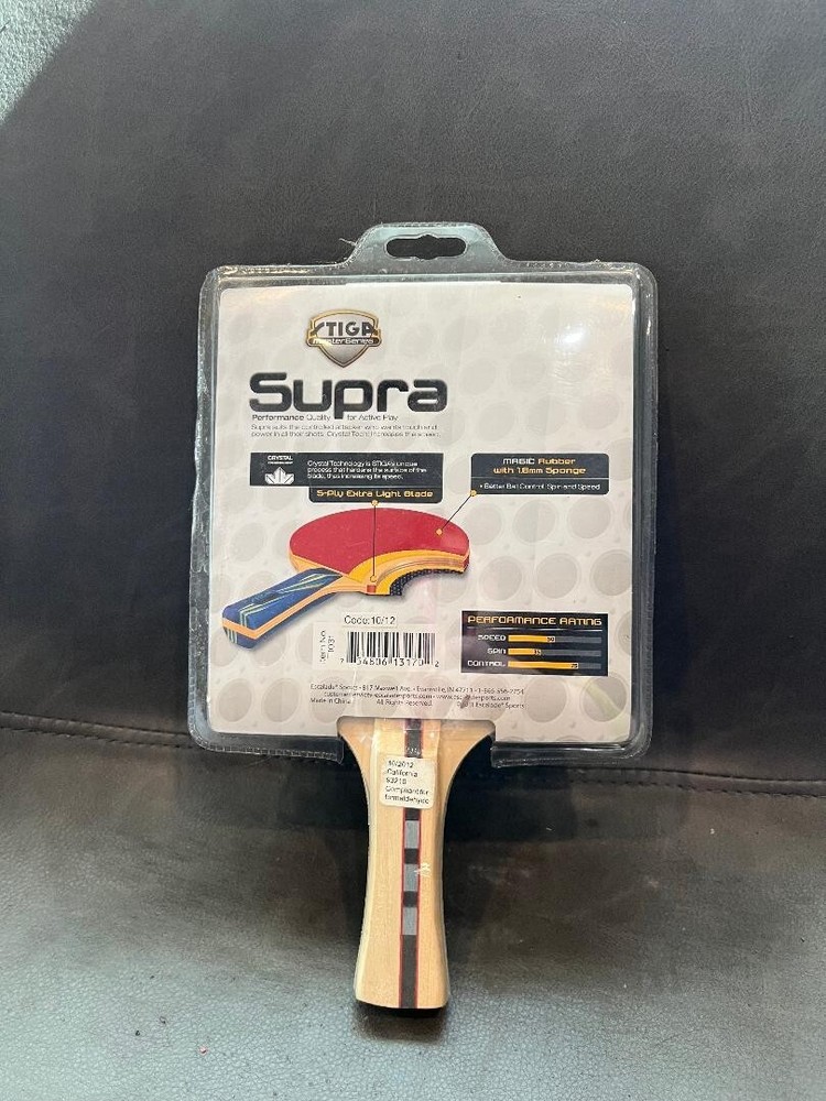 STIGA Master Series Supra Magic Rubber Paddle Racket 1 Ping Pong