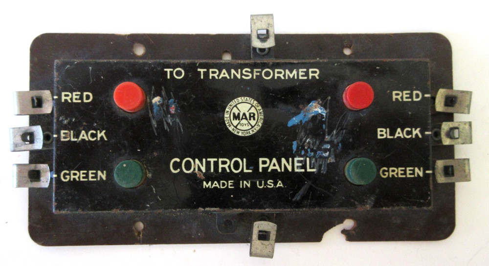 O Scale Vintage Marx #511 Electric Switch Control Panel