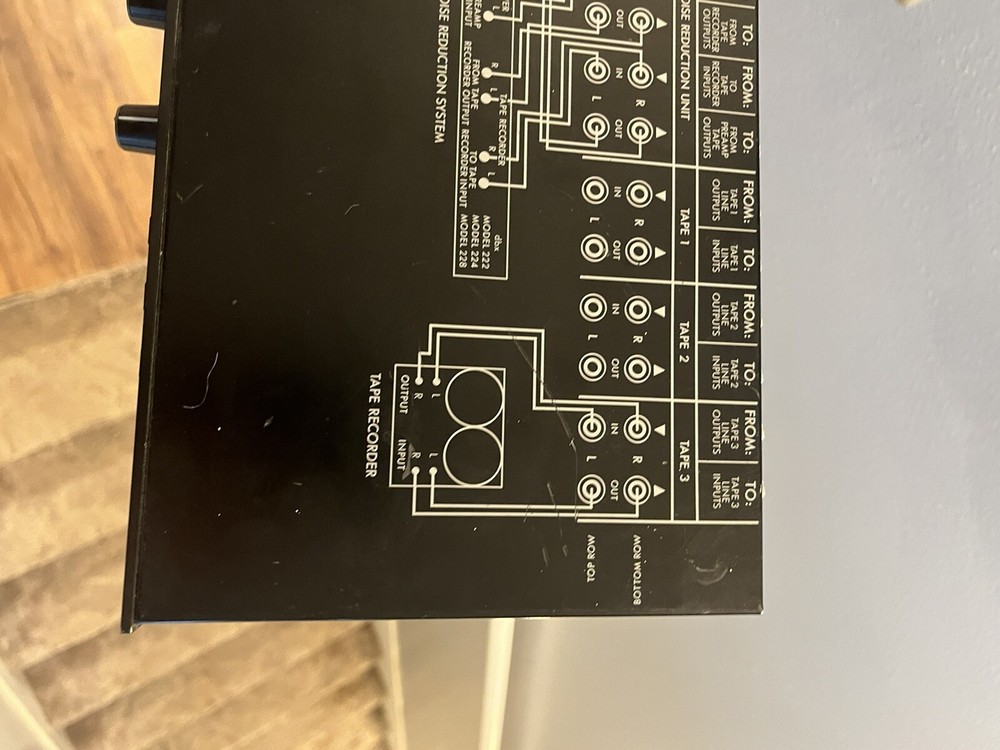 DBX. 200X Tape Selector Program Route Selector Stereo