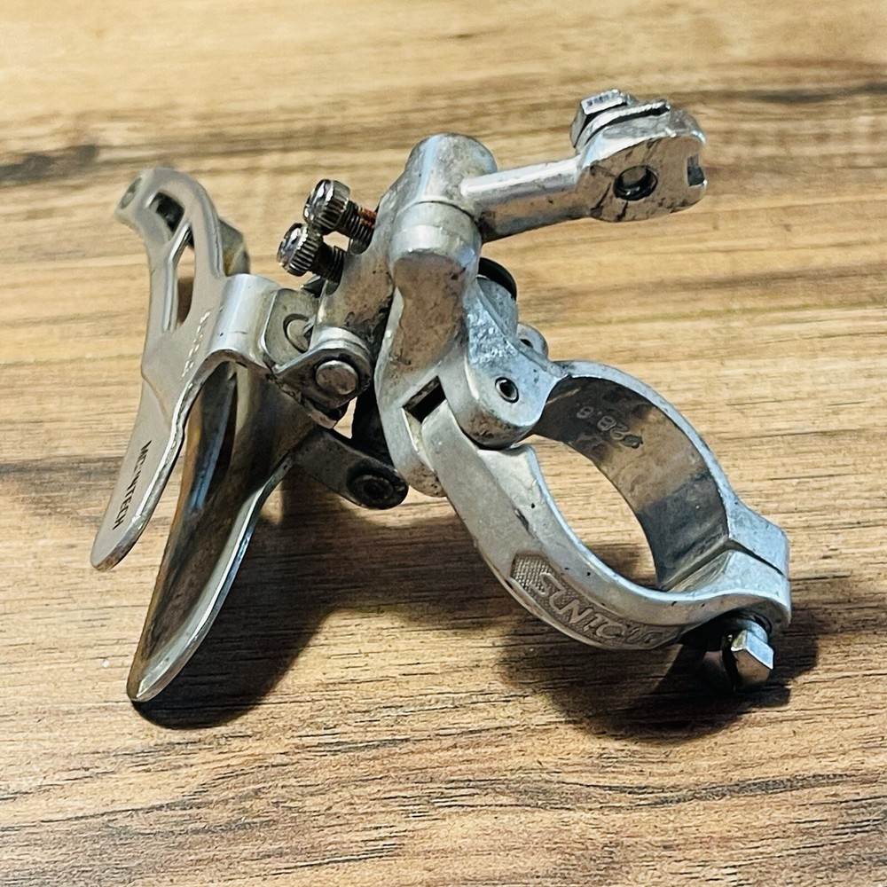 Vintage Suntour Mountech 28.6 Clamp Front Derailleur Bottom Pull 
