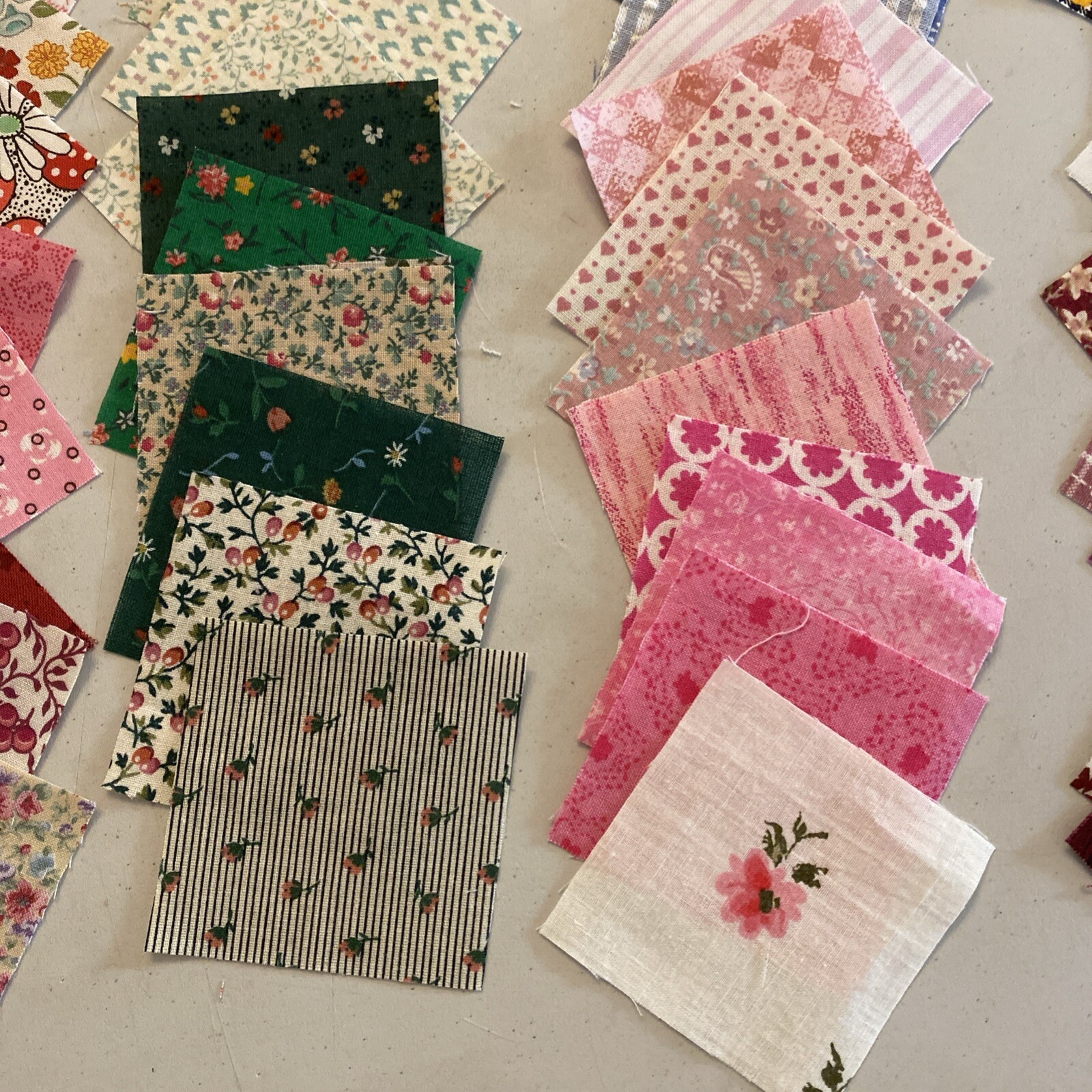 150 2.5 INCH (2.5” X 2.5”) QUILT SQUARES - Cotton Fabric Crafts Sew