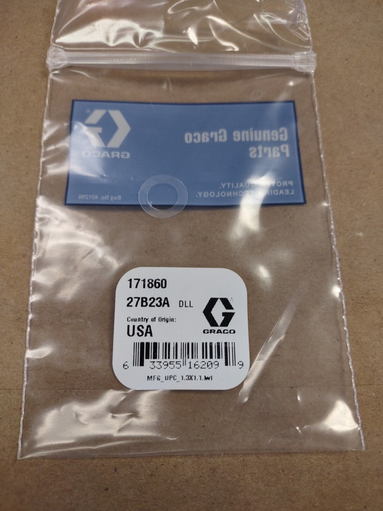 GRACO 171860 Gasket..Seat