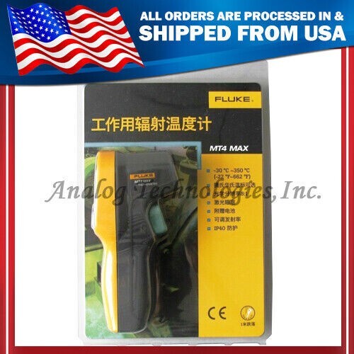 Fluke MT4 MAX Electronics Inc Mini Temp Thermometer -22~662F! Fast ship