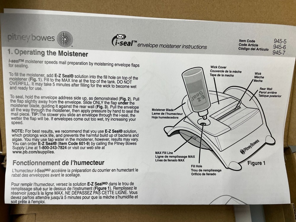 Envelope moistener/sealer