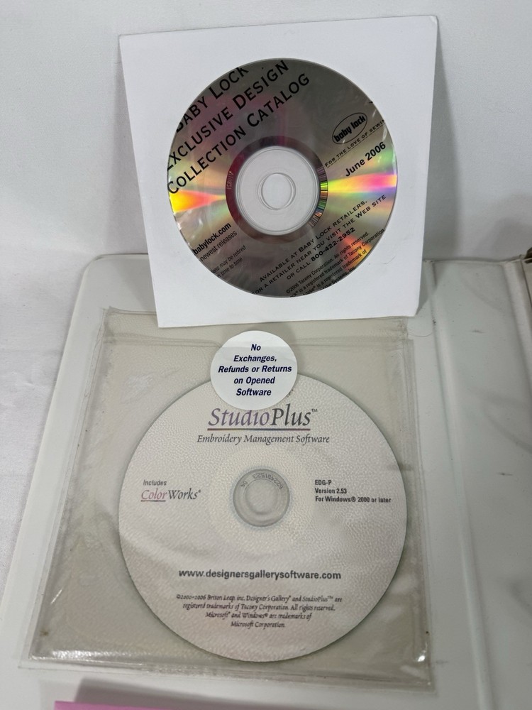 Designer's Gallery Studio Plus Embroidery Management Software + Color Works +++